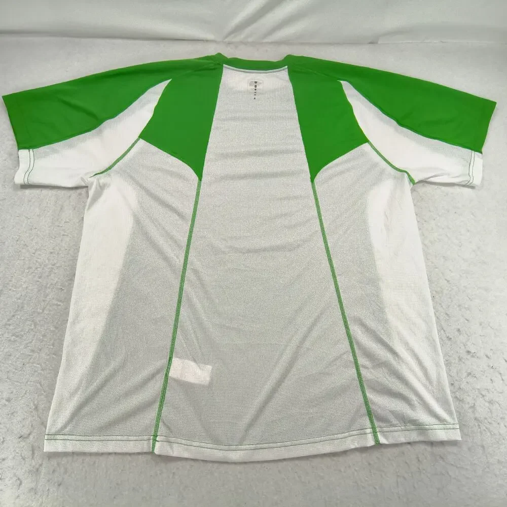 The North Face Casual Crew Neck Graphic T-Shirt Mens Size XL Green White